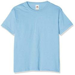 Fruit of the Loom Jungen T-Shirt, Blue (Sky), 1-2 Jahre (92) von Fruit of the Loom