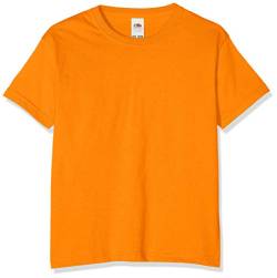 Fruit of the Loom Jungen T-Shirt, Orange, 14-15 Jahre (164) von Fruit of the Loom