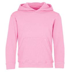 Fruit of the Loom Kids' Hooded Sweat, Light Pink, 128 von Fruit of the Loom