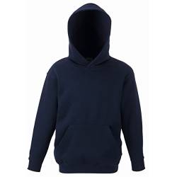 Fruit of the Loom - Kinder Kapuzenpullover, dunkelblau, 7-8 Jahre von Fruit of the Loom