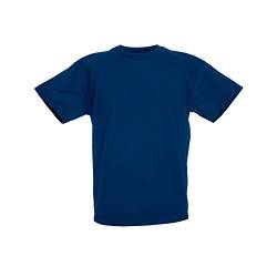 Fruit of the Loom Kinder Original Kurzarm T-Shirt (3-4 Jahre) (Marineblau) von Fruit of the Loom