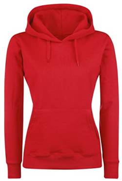 Fruit of the Loom Lady-Fit Frauen Kapuzenpullover rot S von Fruit of the Loom