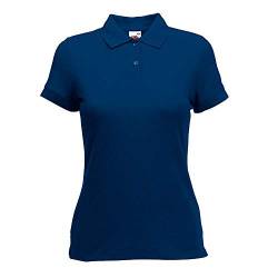 Fruit of the Loom - Lady-Fit Poloshirt Mischgewebe '65/35 Polo' Medium,Navy von Fruit of the Loom