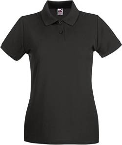 Fruit of the Loom Lady-Fit Premium Poloshirt 2017 L Light Graphite von Fruit of the Loom