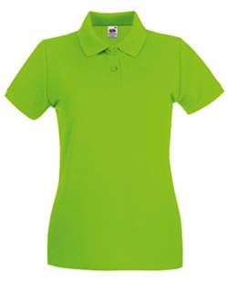Fruit of the Loom Lady-Fit Premium Poloshirt 2017 XXL Lime Green von Fruit of the Loom