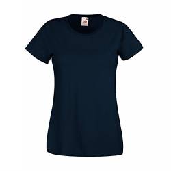 Fruit of the Loom Lady-Fit Valueweight T 5er Pack, Farbe:Deep Navy;Größe:L von Fruit of the Loom