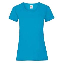Fruit of the Loom - Lady-Fit Valueweight T - Modell 2013 XXL,Azure Blue von Fruit of the Loom