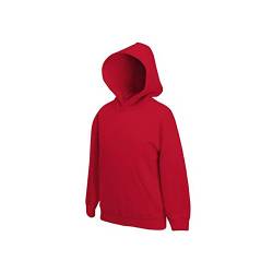 Fruit of the Loom New Kids Hooded Sweat #40 Rot - 140 von Fruit of the Loom