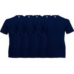 Fruit of the Loom Original T Rundhals T-Shirt F140 5er Pack- Gr. XL, Deep Navy von Fruit of the Loom