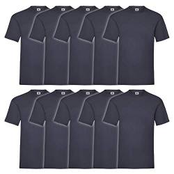 Fruit of the Loom Original T-Shirt, Farbe:10x deep Navy, Größe:XL von Fruit of the Loom