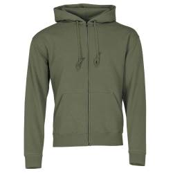 Fruit of the Loom Premium Hooded Sweat-Jacket 1er Pack, Farbe:Classic Olive;Größe:2XL von Fruit of the Loom