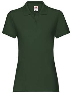 Fruit of the Loom Premium Polo Lady-Fit Damen Polo-Shirt, Größe:XS, Farbe:flaschengrün von Fruit of the Loom