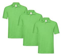 Fruit of the Loom Premium Polo S M L XL XXL 3XL auch Farbsets 3er Limegreen XXL + 1 HL Kauf Notizblock von Fruit of the Loom