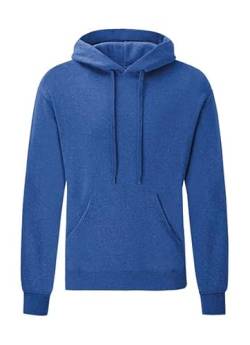 Fruit of the Loom Pullover Kapuzen Herren Sweatshirt Hoodie Hoody, Heather Royal + 1x HL-Kauf Notizblock, XL von Fruit of the Loom