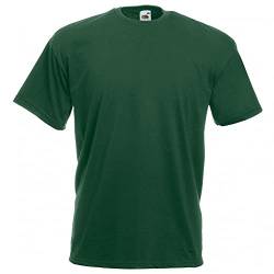 Fruit of the Loom Valueweight-T-Shirt für Männer, kurze Ärmel, Rundhalsausschnitt (kein V-Ausschnitt) Gr. XXL, Olivgrün von Fruit of the Loom