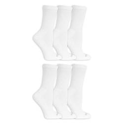 Fruit of the Loom Womens Everyday Soft Cushioned Crew Socks 10 Pair, White, Shoe Size: 8-12 von Fruit of the Loom