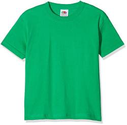 Fruit of the loom Jungen Original T Kids T-Shirt, Grün (Kelly Green 518), Herstellergröße: 140 (9-11) von Fruit of the Loom