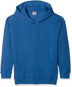 Fruit of the loom Jungen Premium Hooded Sweat Kids Kapuzenpullover, Blau (Royal 300), Herstellergröße: 140 (9-11) von Fruit of the Loom