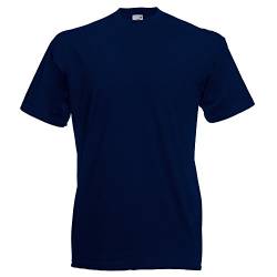 Fruite of the Loom Valueweight T-Shirt, vers. Farben XXL,Deep Navy von Fruit of the Loom