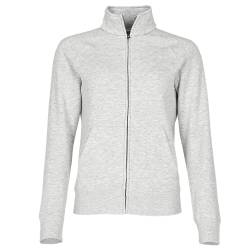 Premium Sweatjacke Lady-Fit - Farbe: Heather Grey - Größe: S von Fruit of the Loom