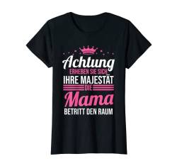 Damen Ihre Majestät die Mama T-Shirt von Fuchs Füchse Wald Waldtier Geschenke