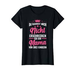 Mama von drei Kindern T-Shirt von Fuchs Füchse Wald Waldtier Geschenke