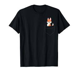 Fuchs in der Tasche Niedlicher Baby Taschen Fuchs T-Shirt von Fuchs Geschenke für Fuchsliebhaber