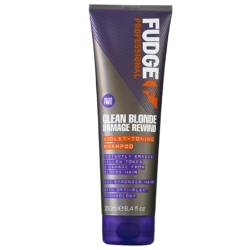 Fudge Professional Clean Blonde Damage Rewind Violet-Toning Anti-Gelbstich Shampoo, 250 ml von Fudge