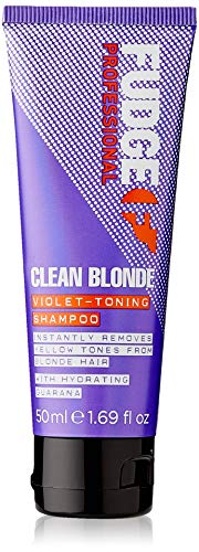 Fudge Professional Clean Blonde Violet-Toning Anti-Gelbstich Shampoo, 50 ml von Fudge