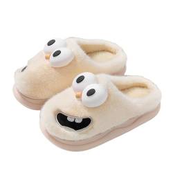 Lustige Hausschuhe Damen Herren, Warme Flauschige Plüsch Pantoffeln Aus Memory-Schaum, Niedlicher 3D-Cartoon Bequeme Slippers Für Drinnen Und Drau von Fukamou
