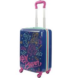 Ful Disney Princess Girl Power 21 Zoll Kids Rolling Luggage, Hardshell Carry On Suitcase with Wheels, Multi, Disney Princess Girl Power Rollgepäck, Hartschalenkoffer mit Rollen von Ful