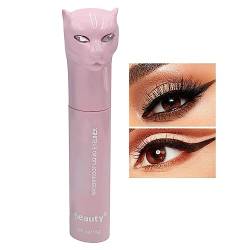 Gel-Eyeliner-Stift, Niedlicher Leoparden-Eyeliner, Wasserdichter, langlebiger professioneller schwarzer Eyeliner-Flüssigkeitsstift für Frauen Fulenyi von Fulenyi