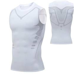 Herren Unterhemden Shapewear Workout Tank Tops Kompressionsshirt Muskelshirt Abnehmen Body Shaper Sport Bauch Weg Shirt Unterhemd von Fulenyi