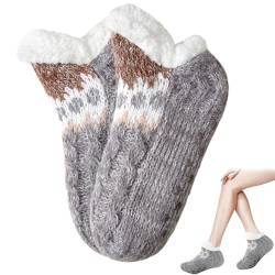 Winter-Slipper-Socken - Weiche und warme Lammwollsocken mit Anti-Rutsch-Gripper | Damenbekleidung für Spielzimmer, Esszimmer, Wohnzimmer, Schlafzimmer, Arbeitszimmer Fulenyi von Fulenyi