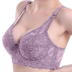 BH Hautfarben Damen: High Support Shock Absorber Leicht Bra Bralette Starker Halt Sexy Hautfarben Multiway Sport BH T Shirt BH Gym mit Bügel Gepolstert Spitze Push Up BH Bustier von Fulidngzg