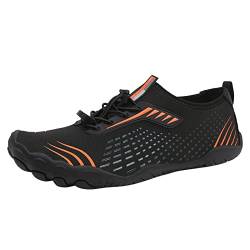 Barfußschuhe+Damen, Outdoor Badeschuhe Schnelltrocken Sommer Wasserschuhe SlipStop Ergonomische Aquaschuhe Breite Füße Bequeme Barfußschuhe Pro rutschfeste Barfuss Schuhe Aqua Schuhe von Fulidngzg