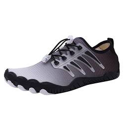 Barfußschuhe+Damen, Outdoor Badeschuhe Schnelltrocken Sommer Wasserschuhe SlipStop Ergonomische Aquaschuhe Breite Füße Bequeme Barfußschuhe Pro rutschfeste Barfuss Schuhe Aqua Schuhe von Fulidngzg