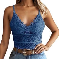 Damen BH Push Up Starker Halt Spitze Ohne Bügel Sport BH Push Up BH Shock Absorber Schwitzschutz Leicht Sexy Bralette T Shirt BH Hautfarben Große Brüste Große Größen Bustier Bra von Fulidngzg