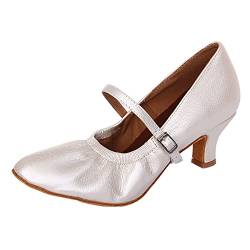 Damen Schuhe Elegant: mit Absatz Dirndl Schuhe Weiß Mary Janes Absatzschuhe Breite Füße Business High Heels Pumps Hochzeit Bequem Trachtenschuhe Gothic Rockabilly Sexy Hochzeitsschuhe von Fulidngzg