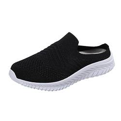 Fersensporn Schuhe Damen: Geleinlagen Diabetiker Schuhe Breite Füße Slip-On Sandalen Hallux Valgus Schuhe Abrollsohle Hausschuhe Orthopädische Schuhe Air Schuhe von Fulidngzg