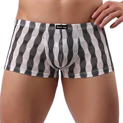 Fulidngzg Hot Pants Herren Shorty Underwear Große Größen Unterwäsche Boxershorts Suspensorium Herrenunterwäsche Low Waist Lässige Unterhose Slips Hot Pants Retroshort Brazilbrief Briefs Schlüpfer von Fulidngzg