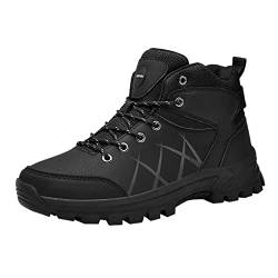 Fulidngzg Leichte Wanderschuhe Herren: Orthopädische Wasserdicht Wanderstiefel Fersensporn Schnürsenkel Bergschuhe Walking Breite Füße Stiefeletten 39 Trekkingschuhe Wanderschuhe Outdoor Schuhe von Fulidngzg