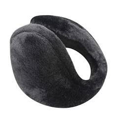 Fulidngzg Mütze mit Ohrenschutz Herren Weich Dicker Stirnband Earmuffs Ohrenschützer Ohrabdeckungen Lammfell Winter Sport Ohrenschutz Ohrwärmer Ohrschützer Plüsch Winterzubehör Ohrenwärmer Earmuffs von Fulidngzg