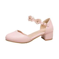 Fulidngzg Sandalen Mädchen 25 Glitzer Strass Ballerina Kinderschuhe Partei Sommer Elegante Klettverschluss Pumps Stöckelschuhe Schmal Cosplay Schuhe Festlich Prinzessin Schuhe Tanzschuhe von Fulidngzg