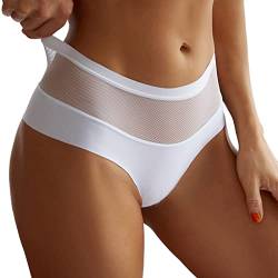 Fulidngzg Slip Damen Sexy Spitze Erotisch Frauen Offen Ouvert Höschen Bikini Nahtlose Slips Große Größen Unterhosen Unterwäsche Dessous Hipster String Tanga von Fulidngzg