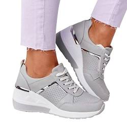 Fulidngzg Sneaker Damen Schwarz Weite H Fitnessschuhe Straßenlaufschuhe Joggingschuhe Weich Turnschuhe Walkingschuhe Bequeme Sportschuhe Fitness Freizeitschuhe Laufschuhe Gym Outdoor Joggingschuhe von Fulidngzg