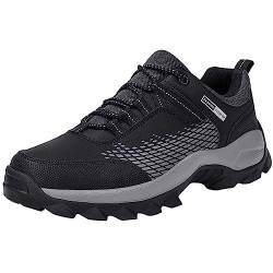 Fulidngzg Treckingschuhe-Herren Breite Füße Wasserdicht Bergschuhe Wolken Leicht Treckingschuhe Orthopädische Wanderstiefel Schnürsenkel Outdoor Schuhe Wandern Walking Hiking Shoes Wanderschuhe von Fulidngzg