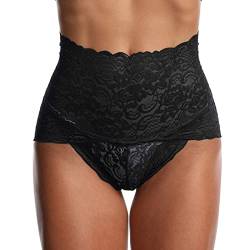 Fulidngzg Unterhosen Damen Spitze Offen Ouvert Sexy String Nahtlos Erotisch Slips String Tanga Dessous Große Größen Unterwäsche Hipster Atmungsaktiv Hohe Taille Bikini Baumwolle Schlüpfer Tangas von Fulidngzg