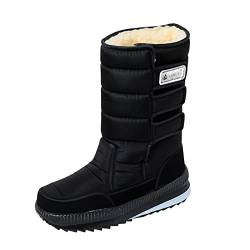 Fulidngzg Winter Warme Gefüttert Schneestiefel Herren Damenschuhe Wanderschuhe Schneeschuhe Schlupfstiefel Snow Boots Winterboots Arbeitsschuhe Schuhe Thermostiefel Winterstiefel Winterschuhe von Fulidngzg