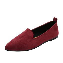 Loafer Damen Schwarz Flach Mokassins Damenschuhe Elegant Sommer Flache Schuhe Slipper Frühjahr 2024 Leder Lederschuhe Loafer Bequem Moccasins Flat Shoes Women's Loafers von Fulidngzg